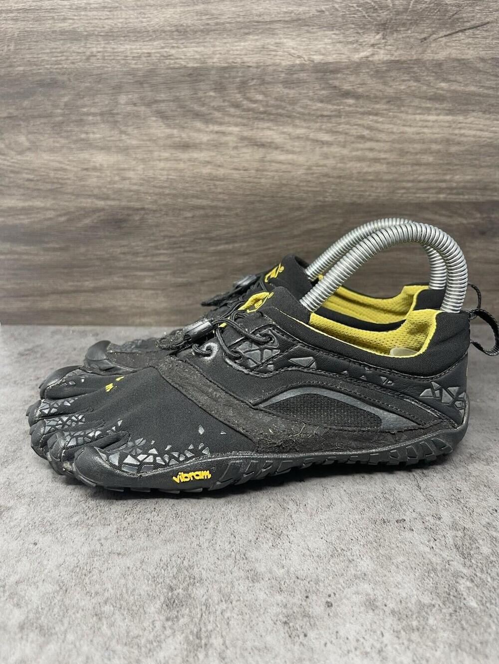 Vibram Fivefingers Spyridon MR Shoes Womens Size 7 (37) Black Barefoot Trail Run